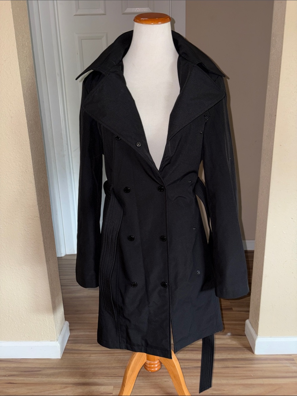 Calvin Klein Double-Breasted Trench Coat
